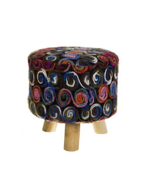 living room footstool with pouf stool set of 1 - 16750442 - Standard Image - 1