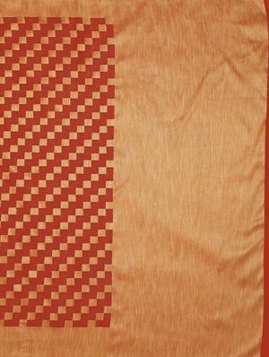 self design bordered saree with blouse - 16750462 - Standard Image - 4
