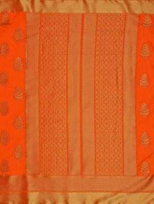 self design banarasi saree with blouse - 16750470 - Standard Image - 4
