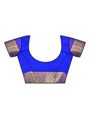 conversational banarasi saree with blouse - 16750478 - Standard Image - 3