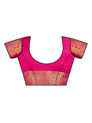 self design paithani silk saree with blouse - 16750480 - Standard Image - 3