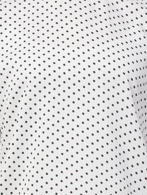 boat neck polka dot top - 16750566 - Standard Image - 5