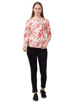 boat neck floral top - 16750567 - Standard Image - 4
