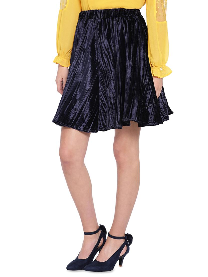 high rise solid a-line skirt - 16750599 - Zoom Image - 2