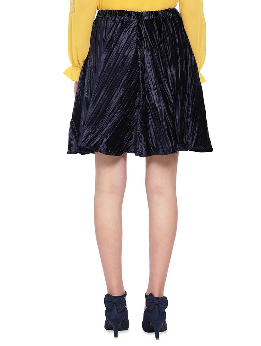 high rise solid a-line skirt - 16750599 - Zoom Image - 3