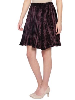 high rise solid a-line skirt - 16750600 - Standard Image - 2