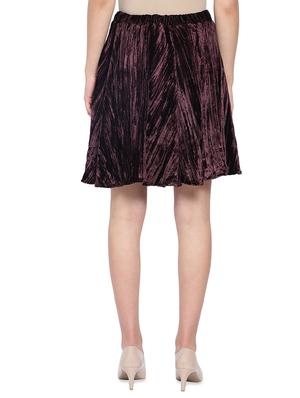 high rise solid a-line skirt - 16750600 - Standard Image - 3