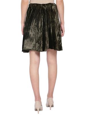 high rise solid a-line skirt - 16750601 - Standard Image - 3