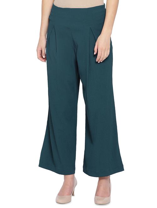 high rise wide leg trouser - 16750620 - Standard Image - 1