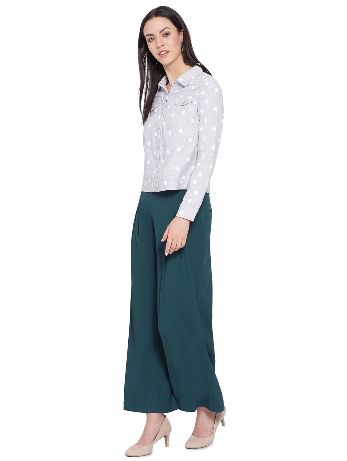 high rise wide leg trouser - 16750620 - Zoom Image - 4