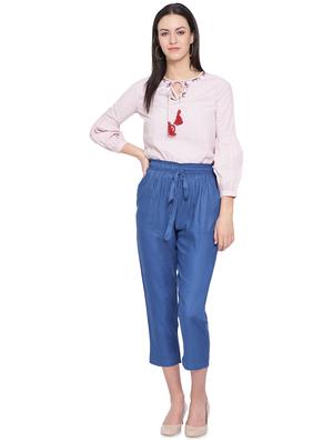 high rise pleated trouser - 16750622 - Standard Image - 4