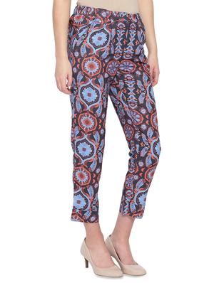 high rise printed trouser - 16750630 - Standard Image - 2