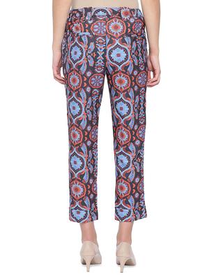 high rise printed trouser - 16750630 - Standard Image - 3