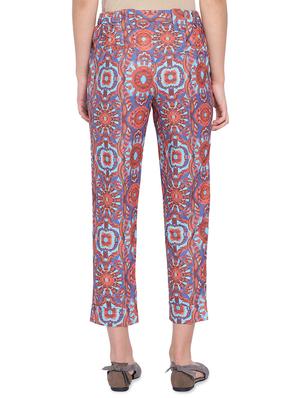 high rise printed trouser - 16750631 - Standard Image - 3