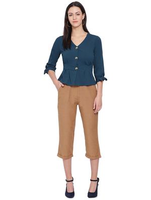 high rise cropped trouser - 16750632 - Standard Image - 4