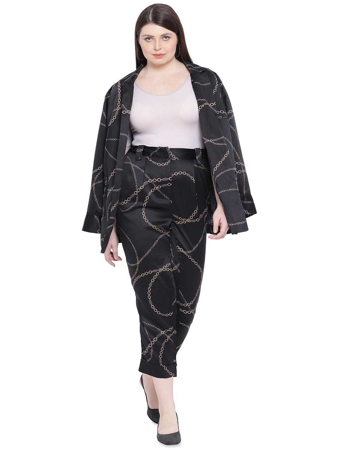 high rise flat front trousers trouser - 16750633 - Zoom Image - 4