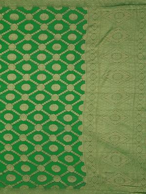 self design banarasi saree with blouse - 16750663 - Standard Image - 4