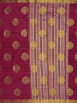 self design kanjivaram saree with blouse - 16750670 - Standard Image - 4