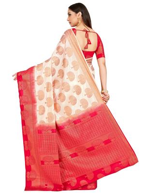 self design kanjivaram saree with blouse - 16750673 - Standard Image - 2