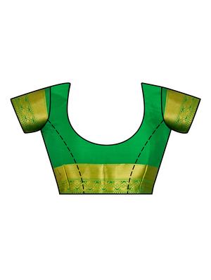 self design mysore silk saree with blouse - 16750680 - Standard Image - 3