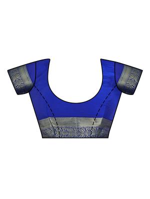 self design mysore silk saree with blouse - 16750687 - Standard Image - 3