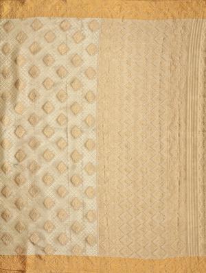 self design kanjivaram saree with blouse - 16750693 - Standard Image - 4
