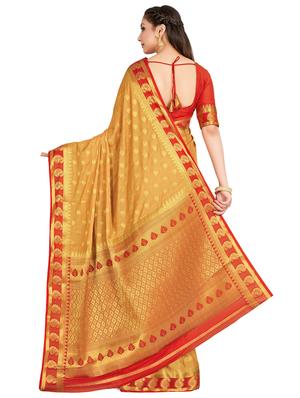 self design mysore silk saree with blouse - 16750695 - Standard Image - 2
