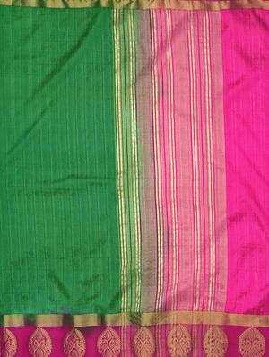 self design kanjivaram saree with blouse - 16750699 - Standard Image - 4