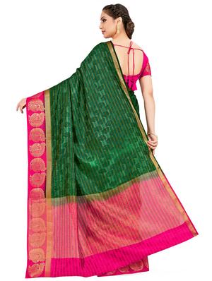 self design kanjivaram saree with blouse - 16750706 - Standard Image - 2