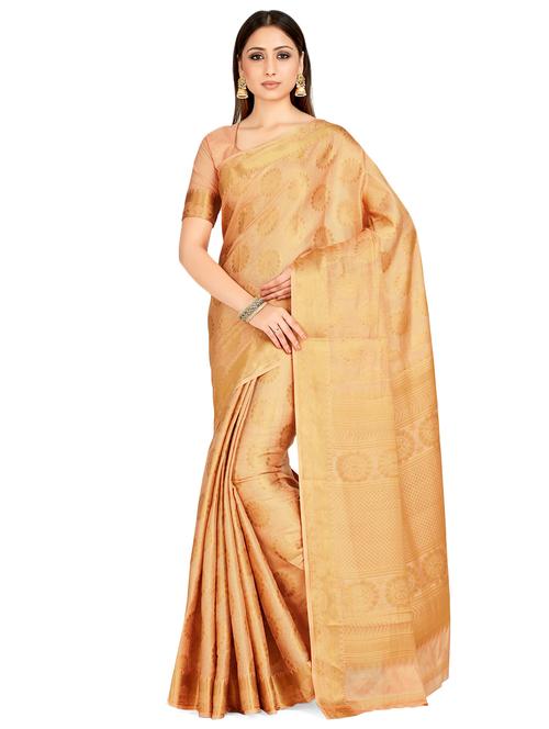 self design kanjivaram saree with blouse - 16750710 - Standard Image - 1