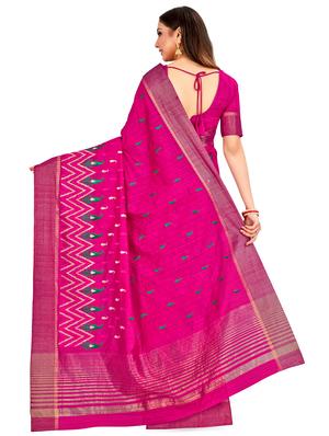 self design kanjivaram saree with blouse - 16750711 - Standard Image - 2