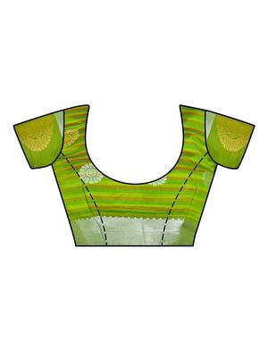 self design kanjivaram saree with blouse - 16750712 - Standard Image - 3