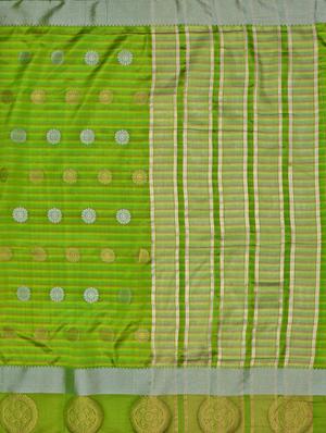 self design kanjivaram saree with blouse - 16750712 - Standard Image - 4