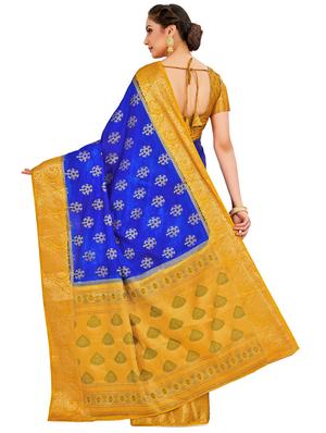 self design paithani saree with blouse - 16750716 - Standard Image - 2