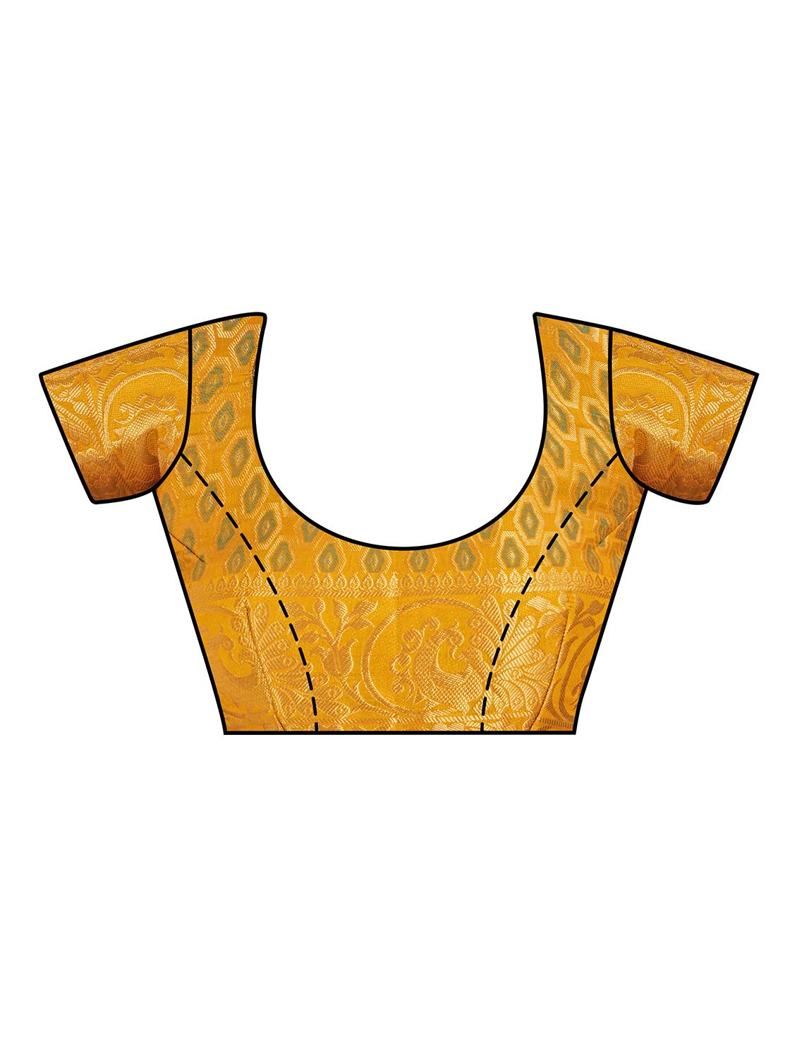 self design paithani saree with blouse - 16750716 - Zoom Image - 3