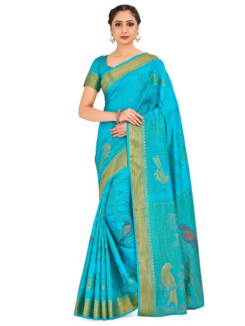 self design kanjivaram saree with blouse - 16750722 - Standard Image - 1
