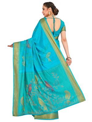 self design kanjivaram saree with blouse - 16750722 - Standard Image - 2