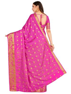 self design mysore silk saree with blouse - 16750723 - Standard Image - 2