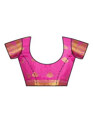 self design mysore silk saree with blouse - 16750723 - Standard Image - 3