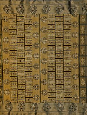 paisley kanjivaram saree with blouse - 16750728 - Standard Image - 4