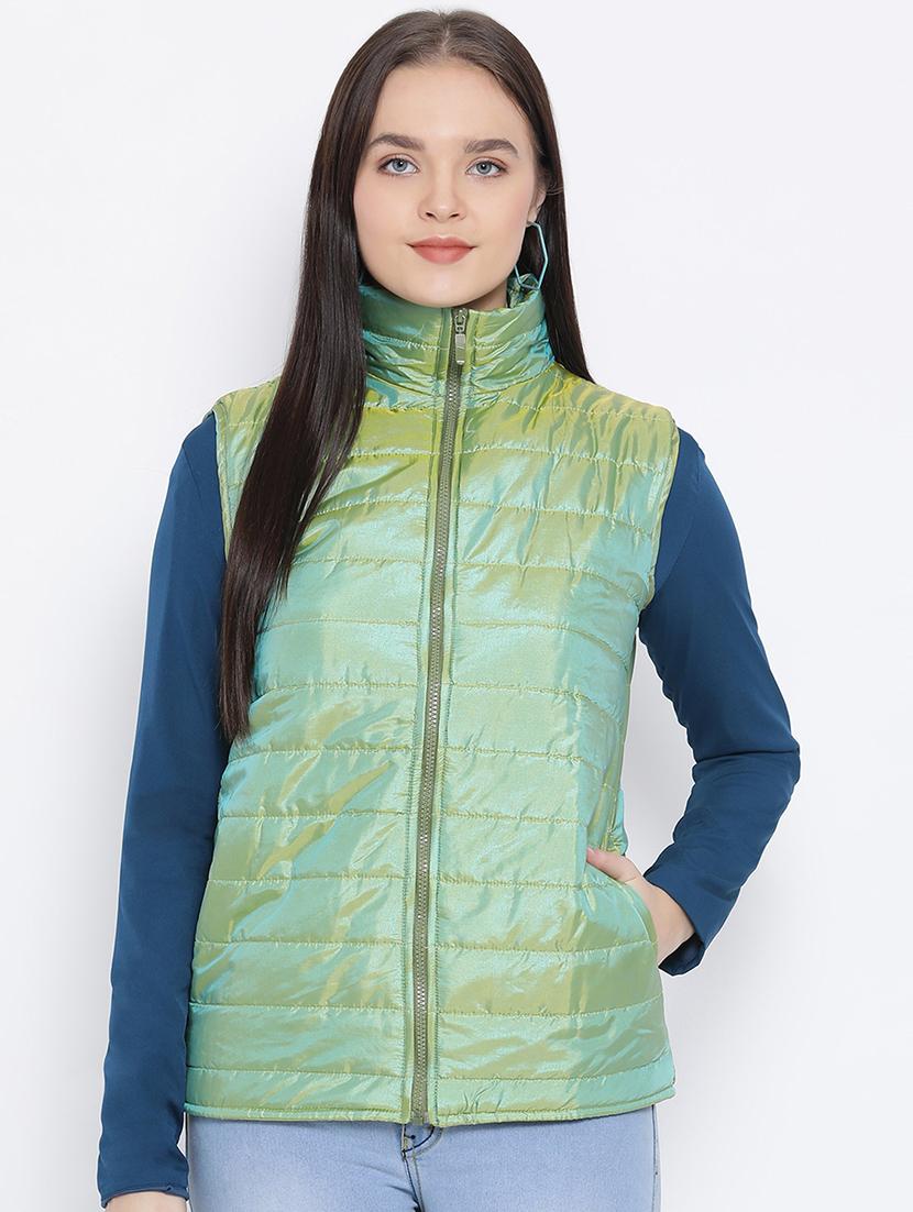 turtle neck solid jacket - 16750744 - Zoom Image - 1