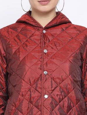 hooded neck quilted jacket - 16750764 - Standard Image - 5