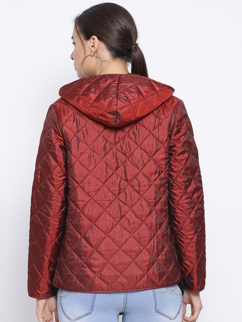 hooded neck quilted jacket - 16750764 - Zoom Image - 3