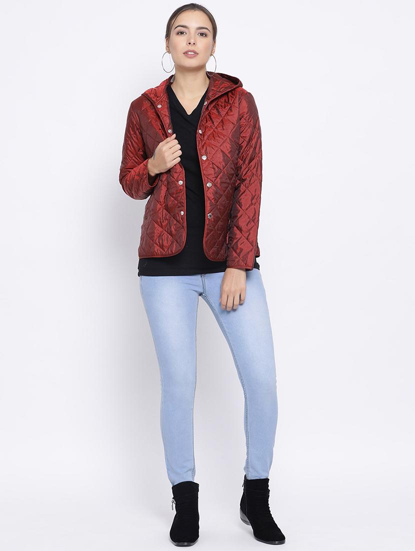 hooded neck quilted jacket - 16750764 - Zoom Image - 4