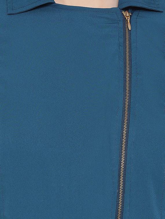 shirt collar solid jacket - 16750775 - Zoom Image - 5