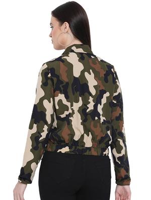 shirt collar camouflage jacket - 16750776 - Standard Image - 3