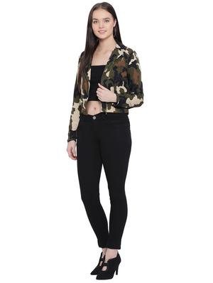 shirt collar camouflage jacket - 16750776 - Standard Image - 4