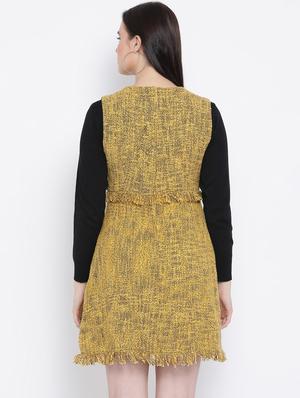 frayed detail pocket patch sheath dress - 16750796 - Standard Image - 3