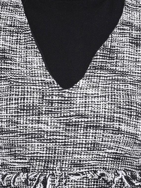 frayed detail pocket patch sheath dress - 16750797 - Zoom Image - 5