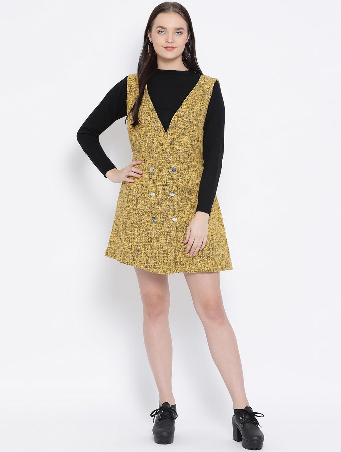 v-neck button up a-line dress - 16750799 - Zoom Image - 4